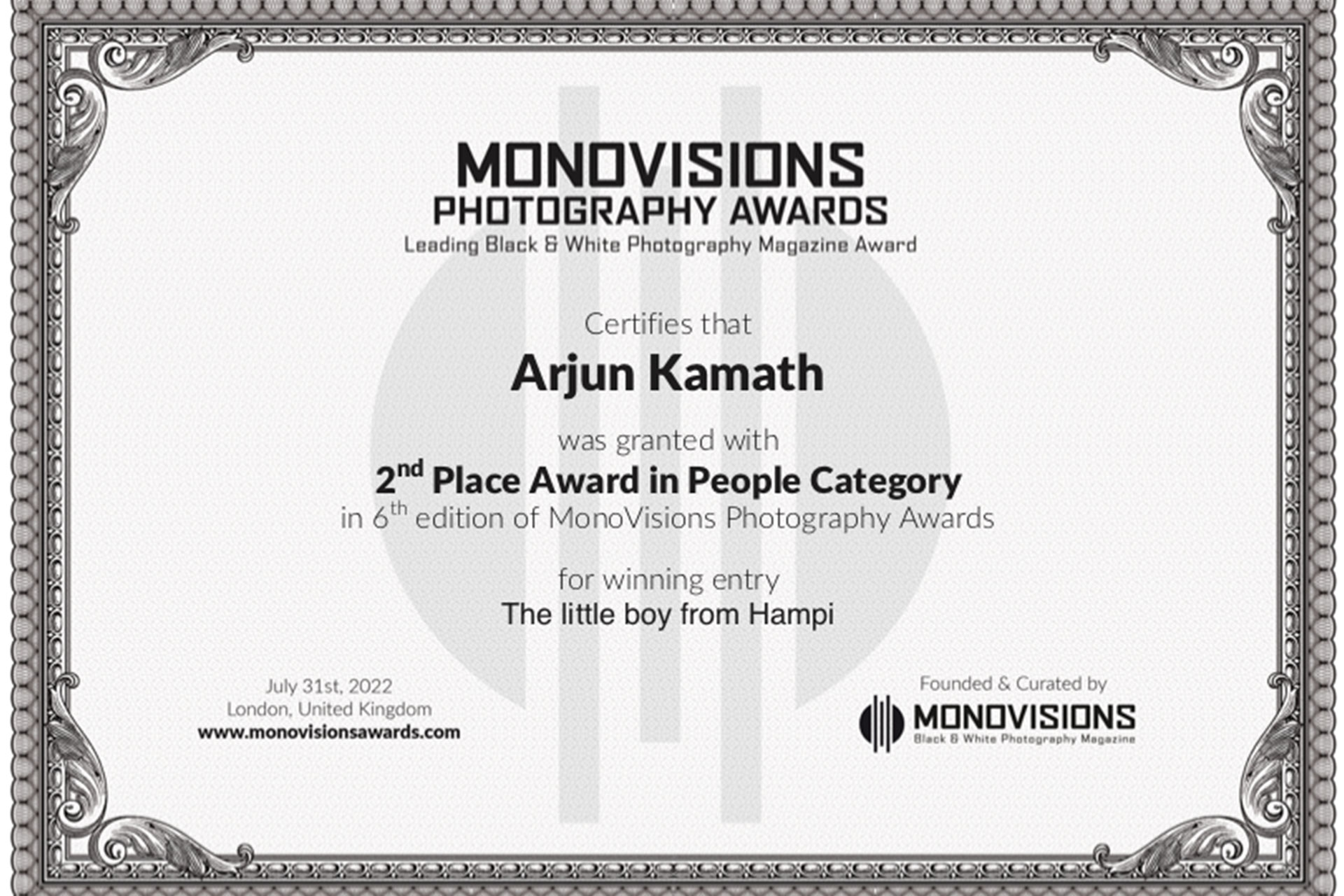 Monovision-Photography-Awards-Certificate